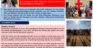 Bredasdorp High School Newsletter - Issue 17