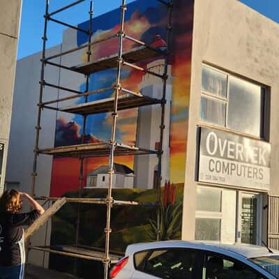 New Lighthouse Mural Beautifies Gansbaai