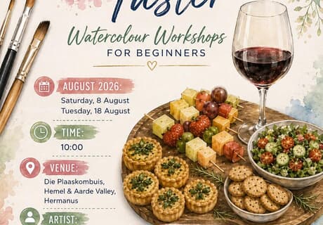 Watercolour and Wine Workshop