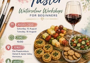 Watercolour and Wine Workshop