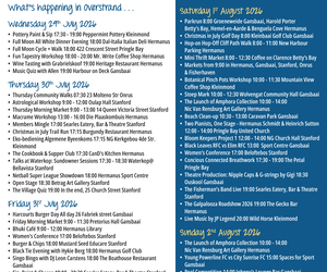Overstrand Tourism Diary: 29 July - 2 Aug 2026