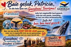 Gansbaai Is the Best - GGAP Says Thank You