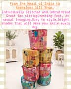 Handmade Bohemian Pouffes