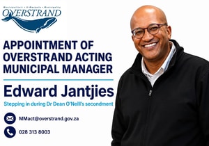 Appointment of Overstrand Acting Municipal Manager