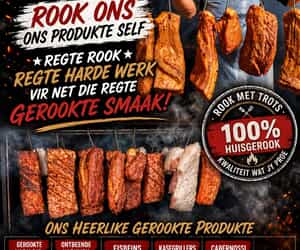 100% Huisgerookte Vleis and Biltong