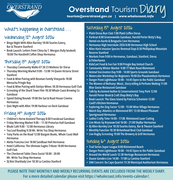 Overstrand Tourism Diary: 12 - 16 Aug 2026