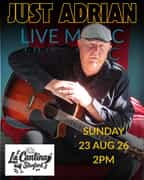 23 August 2026: Just Adrian Live at La Cantina Stanford