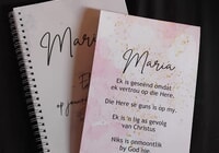 Personalised Bible Journal and Notepad Bundle - R170