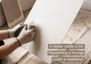 Before You Paint the Whole Lounge… Test It First
