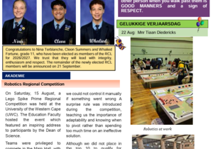 Hoërskool Bredasdorp / Bredasdorp High School - Newsletter 21