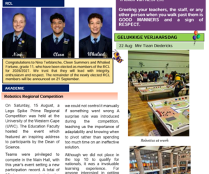 Hoërskool Bredasdorp / Bredasdorp High School - Newsletter 21
