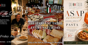 Friday Deli Dining, Saturday Harvest Table and Pasta Night