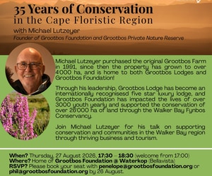 Grootbos Sundowner Session with Michael Lutzeyer