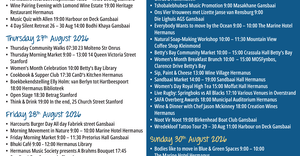 Overstrand Tourism Diary: 26 - 30 Aug 2026