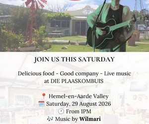 29 August 2026: Live Music and Good Food