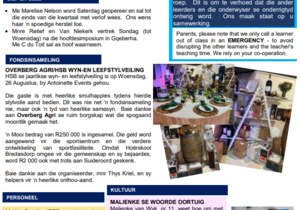 Bredasdorp High School Newsletter 22 | 2026