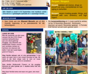 Hoërskool Bredasdorp Newsletter 23 | 2026