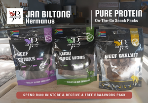 60g Biltong Snack Packs
