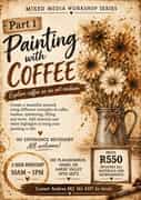 Painting with Coffee - Mixed Media Workshop