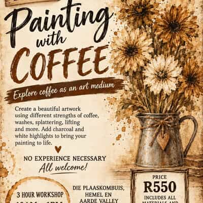 Painting with Coffee - Mixed Media Workshop