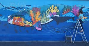 GGAP IS SAD TO SEE OUR WHALE MURAL GO