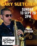 13 September 2026: Gary Sletcher