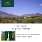 For Sale in Pringle Bay - Pam Golding Properties | Pringle Bay - Xplorio™