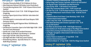 Overstrand Tourism Diary: 9 - 13 Sep 2026