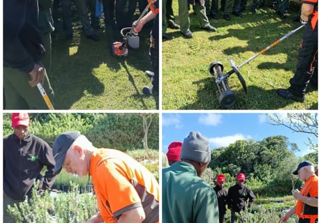 Horticulture Students Learn Power Tool Safety