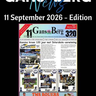 Gans-Berg Nuus / News - 11 September 2026