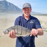Local fishing trip with our client from PE - Shoreline Fishing - Xplorio™ Hermanus