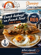 Lamb Kidneys on Fresh Toast - R69!