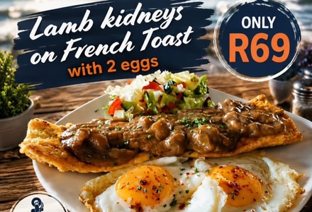 Lamb Kidneys on Fresh Toast - R69!