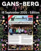 Gans-Berg Nuus / News - 18 September 2026