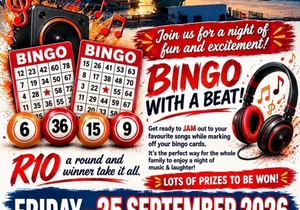 BINGO WITH A BEAT AT THE BOATHOUSE!