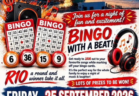 BINGO WITH A BEAT AT THE BOATHOUSE!