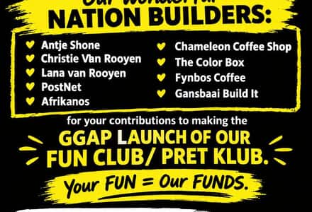 GGAP THANKS OUR NATION BUILDERS!