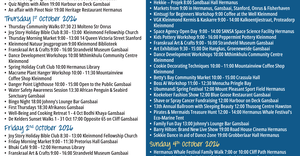 Overstrand Tourism Diary: 30 Sep - 4 Oct 2026