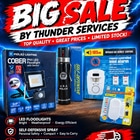LED Floodlights, Alarm Systems and Personal Safety Products on Sale