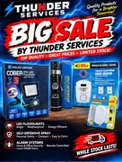 LED Floodlights, Alarm Systems and Personal Safety Products on Sale