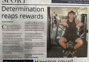 Christian van Zyl: Young Athlete Making His Mark
