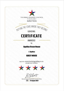 Agulhas Ocean House Receives 4-Star Grading!