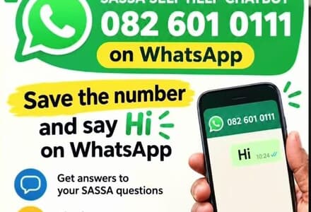 SASSA WhatsApp Number