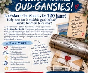 ’N BOODSKAP AAN ALLE OUD-GANSIES!