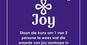 Win Back the Full Value of Your JOY Purchase!