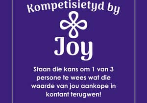 Win Back the Full Value of Your JOY Purchase!