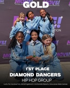 Lia en die Diamond Dancers skitter!