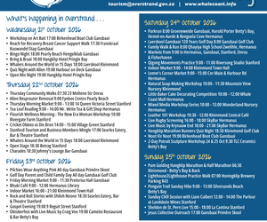 Overstrand Tourism Diary: 21 - 25 Oct 2026