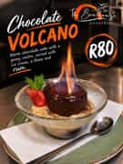 Chocolate Volcano Dessert Now at The Boathouse