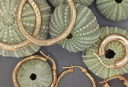 Yellow Gold Hoop Earrings